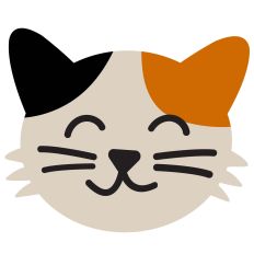 furry patch cat