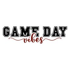 Game Day Vibes Football SVG Quote
