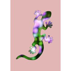 Patterned Gecko Print and cut
