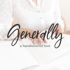 Generally Script Font