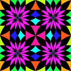 Geometric squares pattern paper - Pink