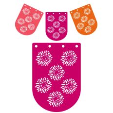 Gerbera Daisy Bunting Flag Garland