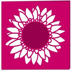 Gerbera Daisy Aperture Greetings Card