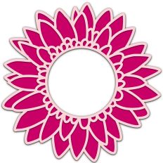 Gerbera Daisy Aperture Frame