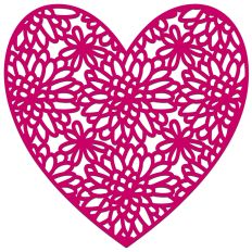 Gerbera Daisy Floral Heart