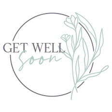 Get Well Soon With Floral Border