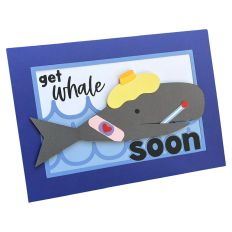 Get Whale Soon - 5 x 7 card