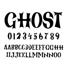 Ghost Font