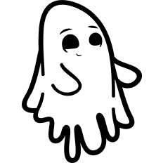 simple ghost cute