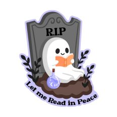 Read in Peace Ghost and Tombstone