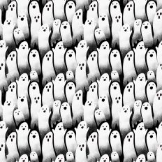 Cute Spooky Ghost Pattern