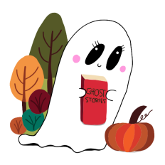Cute Ghost Sticker