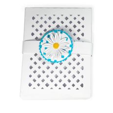 Daisy Lattice Gift Box SVG Cut File