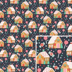 Gingerbread Candy Houses Pattern