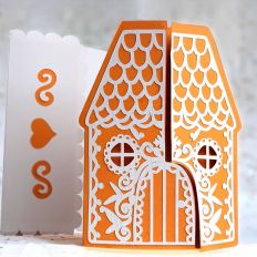 Gingerbread House Card or Invitation