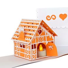 Gingerbread House Pop-up Card