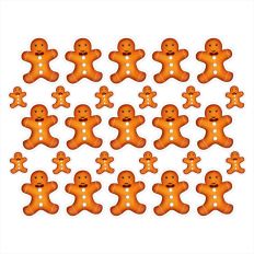 Christmas Gingerbread stickers and gift tags print and cut