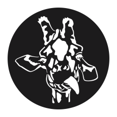 Giraffe Face, Negative Space