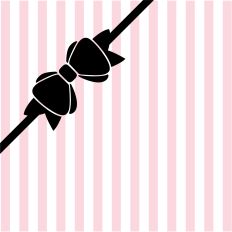 Girly Bow Background Pattern