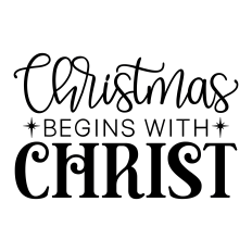 christmas begins with christ