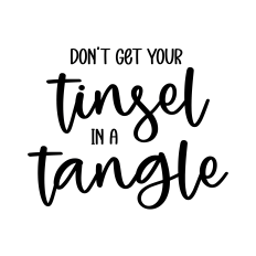 don't get your tinsel in a tangle