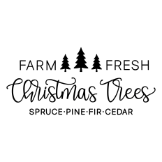 farm fresh christmas trees