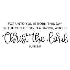 for unto you is born this day in the city of david