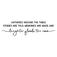 gathered around the table
