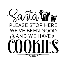 santa please stop here