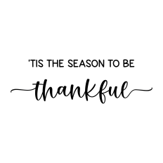 tis the season to be thankful
