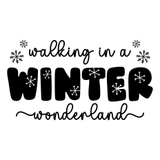 walking in a winter wonderland