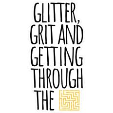 GLITTER AND GRIT THROUGH THE MAZE GIRLS CORN PUN