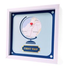 Shadow Box Map in a Globe - First Time