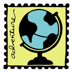 Globe Adventure Sticker