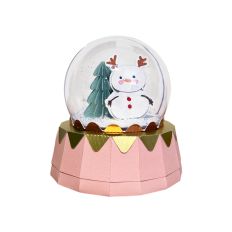 Box globe snowman