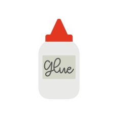 Layered Glue Bottle
