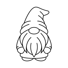 Cute Gnome SVG | Scandinavian Designs