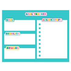 Goal Tracker Printable