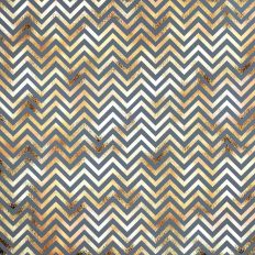 Gray and Gold Foiled Chevron Background Pattern
