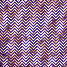 Purple and Gold Foiled Chevron Background Pattern