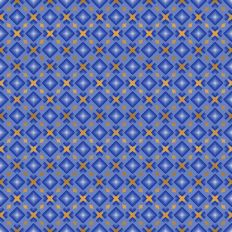 blue and gold geometric pattern