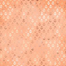 Peach and Gold Foil Anchor Background
