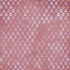 Purple and Gold Foil Anchor Background