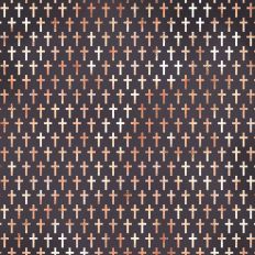 Charcoal and Gold Foil Cross Background