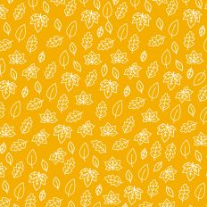 Gold Leaves Background Pattern