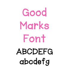 Good Marks Font, Pencil Font