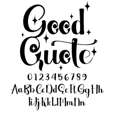 Good Quote Font