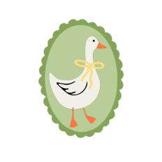 Goose Layered Cut File, Goose with a Bowtie, Easter Cut File, Spring Cut File