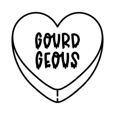 Gourd-geous SVG | Halloween SVG | Candy Heart