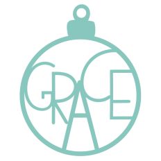 Grace Christmas Bauble